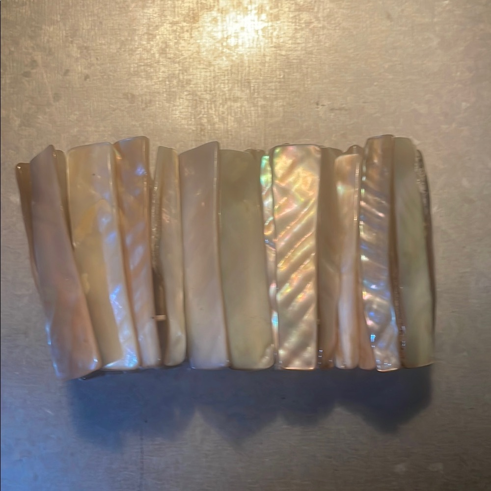 Iridescent Shell Bracelet